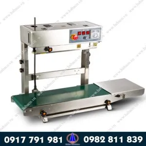 Máy hàn miệng túi liên tục dạng đứng
